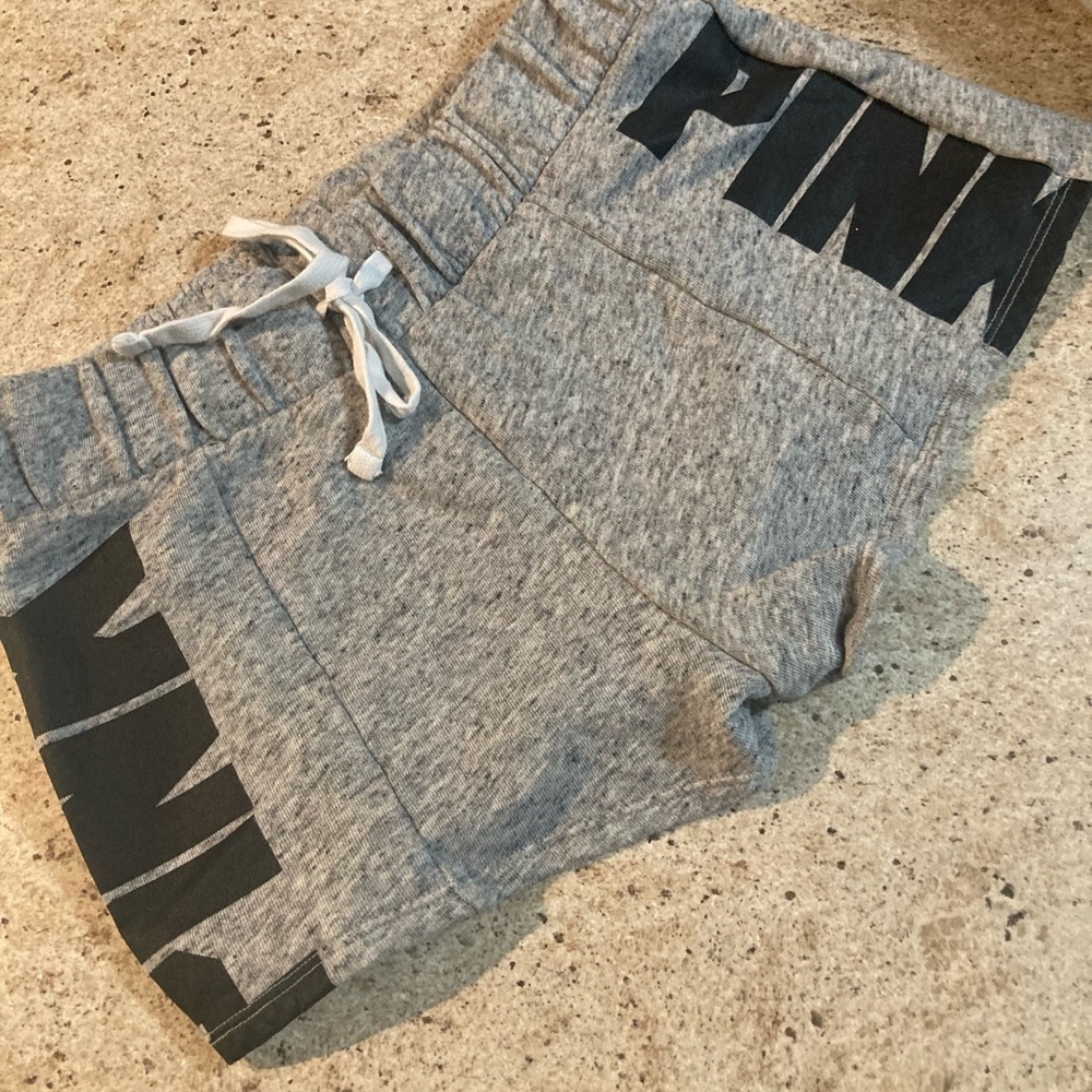2/PAIR VS Pink Fleece Shorts